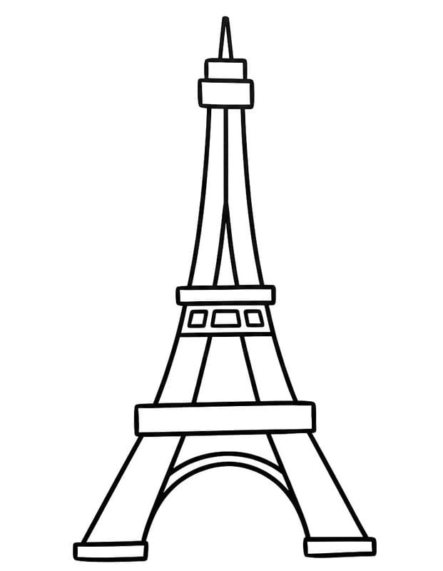 Döntetlen Eiffel Torony egyszerű