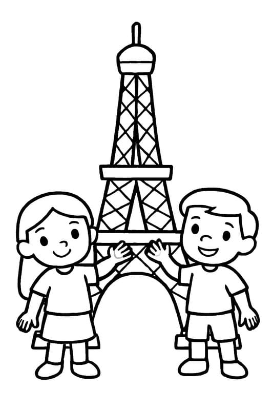 Döntetlen Eiffel Torony gyerekeknek