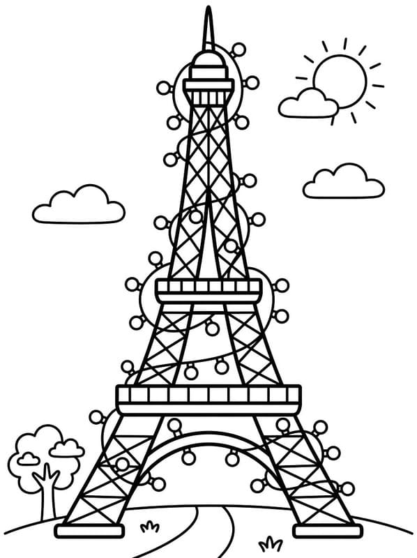 Döntetlen Eiffel Torony ingyenesen egyszerű