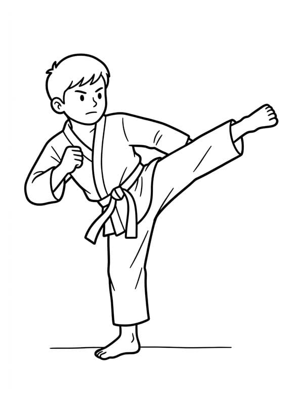 Döntetlen Karate gyerekeknek