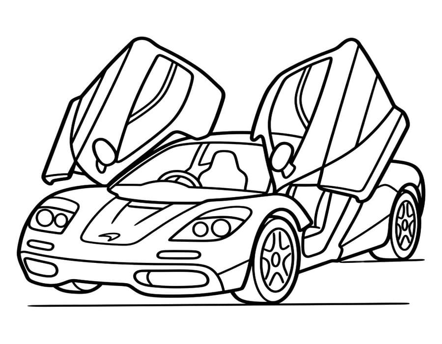 Döntetlen McLaren ingyenesen nyomtatható