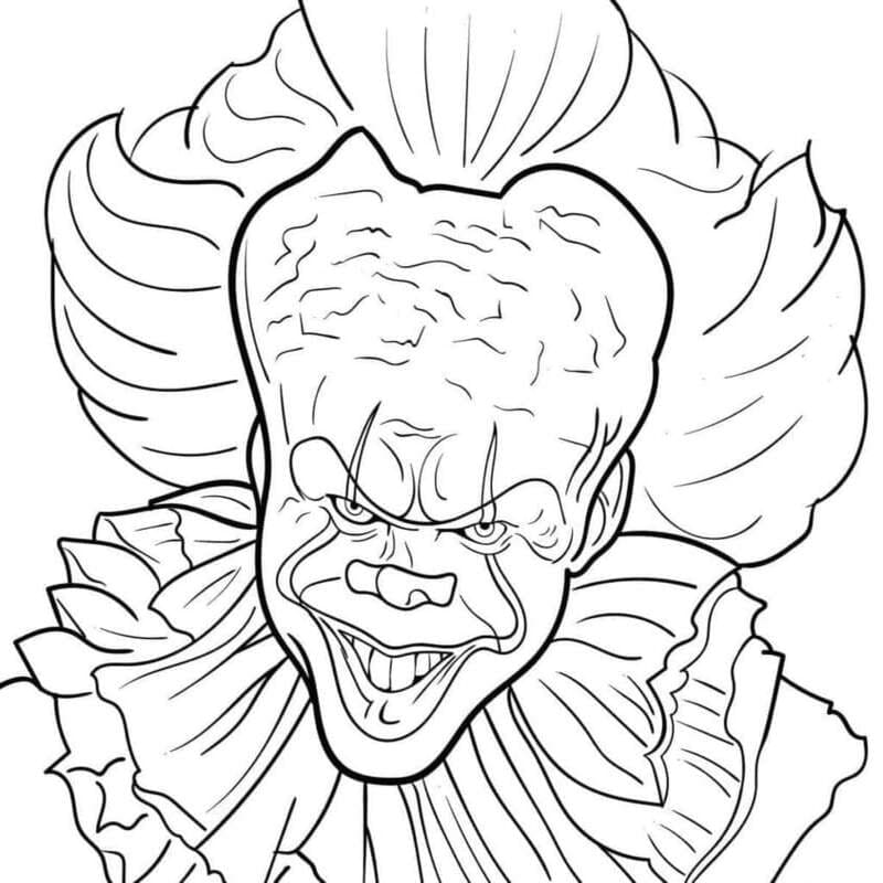Döntetlen Pennywise nyomtatható
