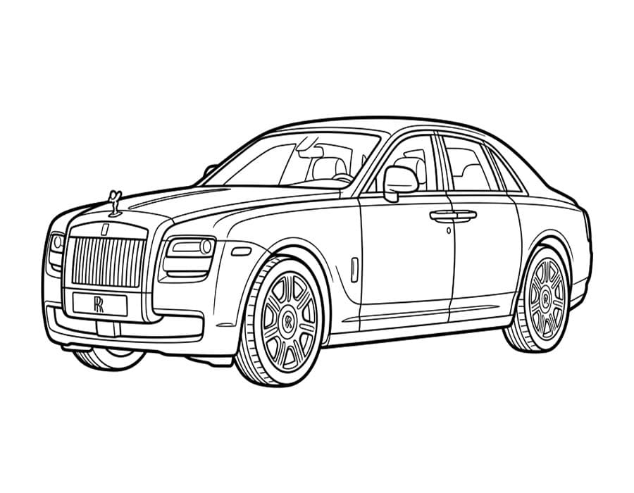 Döntetlen Rolls Royce ingyenesen nyomtatható alapvető