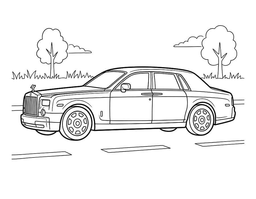 Döntetlen Rolls Royce ingyenesen nyomtatható