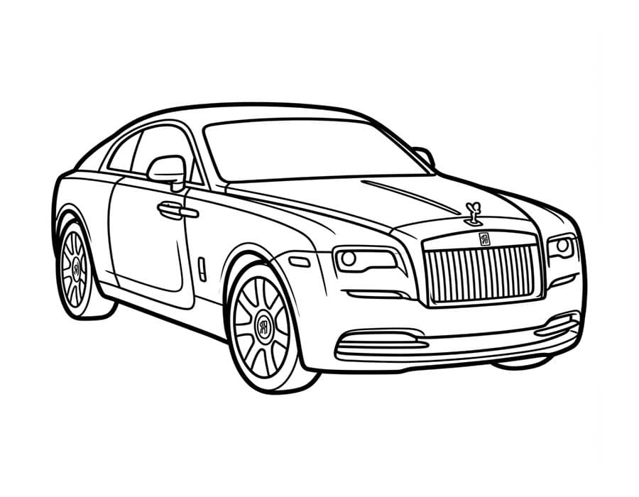 Döntetlen Rolls Royce nyomtatható könnyen