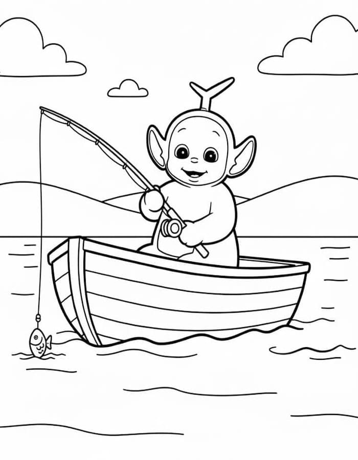 Döntetlen Teletabik nyomtatható gyerekeknek