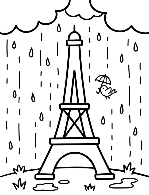 Eiffel Torony ingyenesen nyomtatható könnyen
