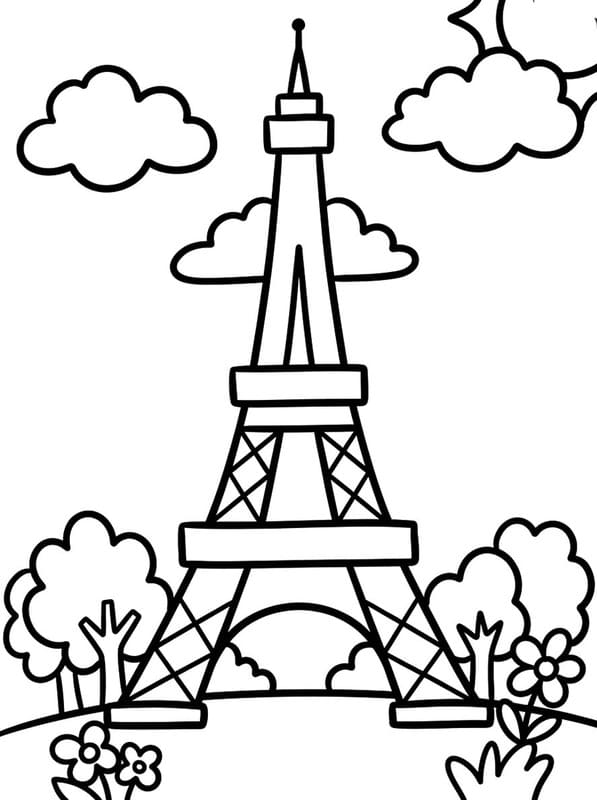 Eiffel Torony színezők