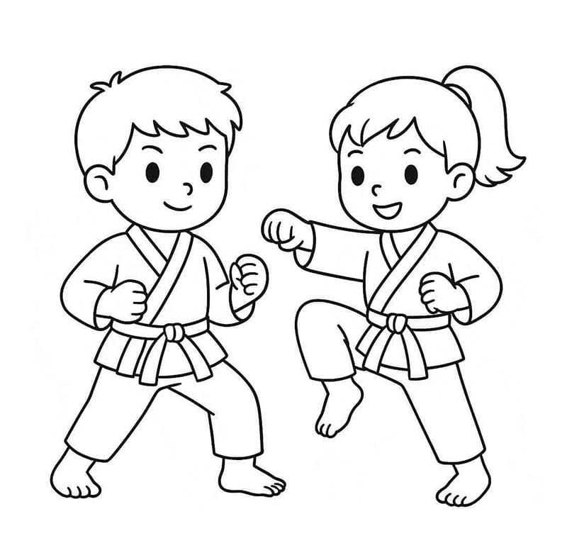 Karate nyomtatható alapvető