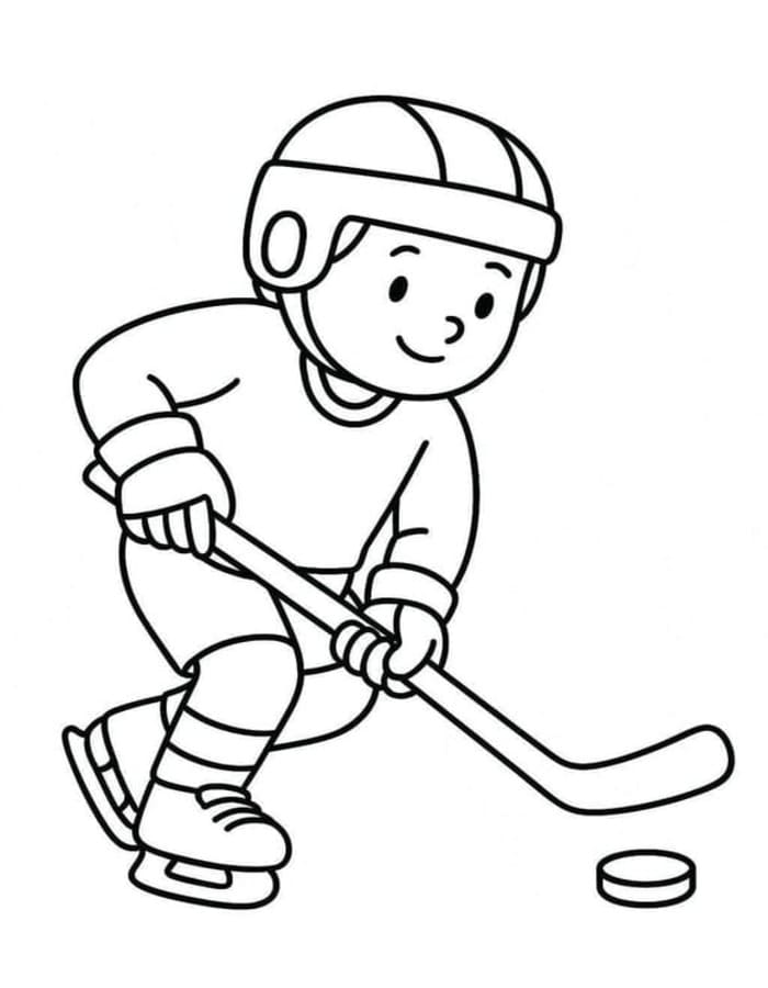 Kép Jégkorong ingyenesen nyomtatható