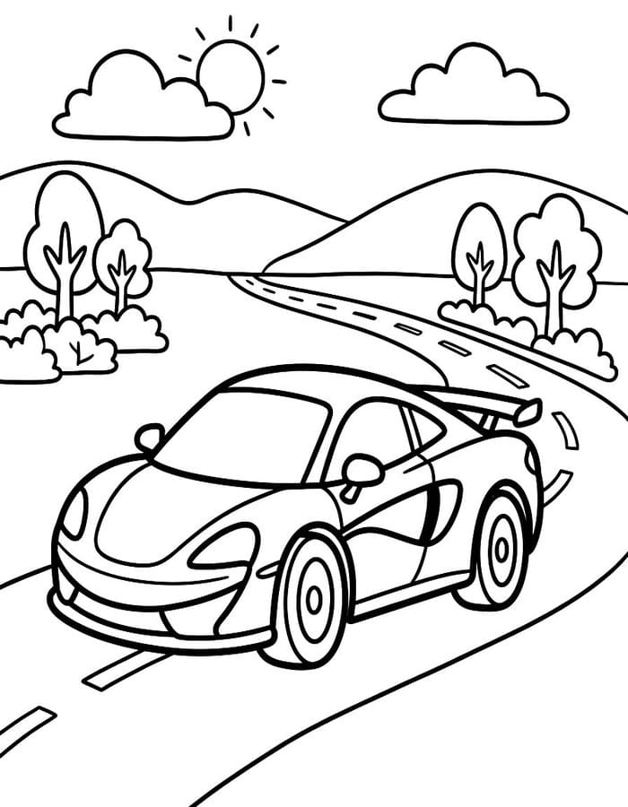 Kép McLaren ingyenesen nyomtatható