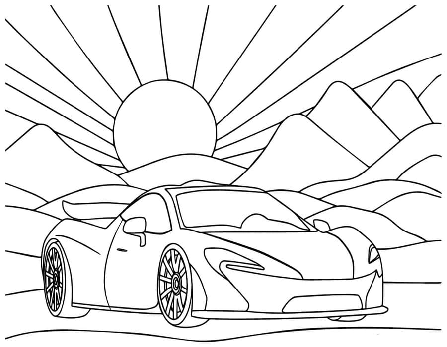 McLaren ingyenesen nyomtatható egyszerű