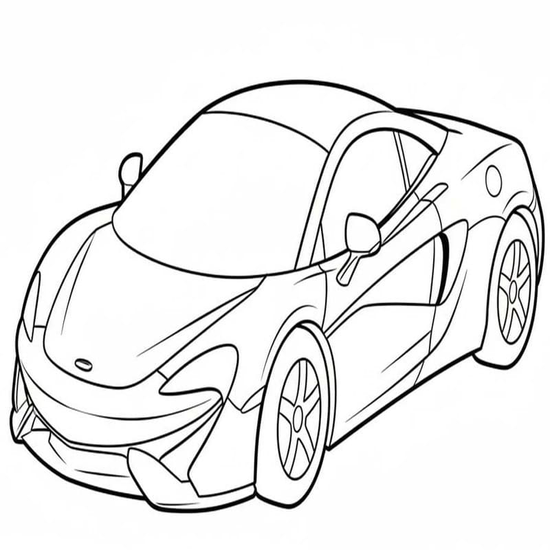 McLaren ingyenesen nyomtatható gyerekeknek