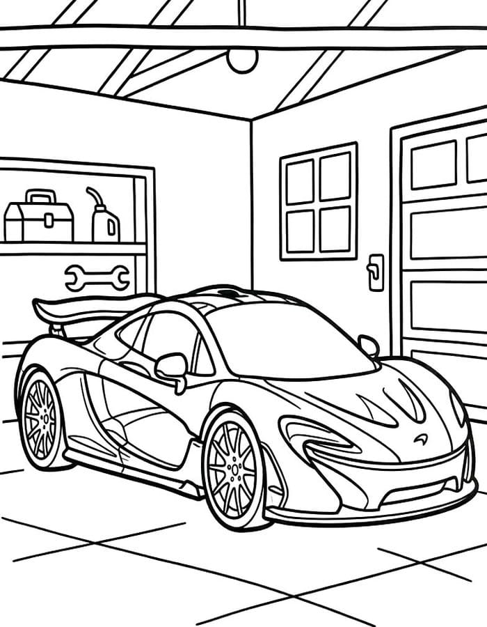 McLaren nyomtatható egyszerű