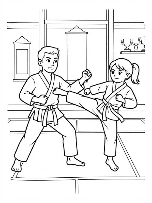 Nyomtatható Karate