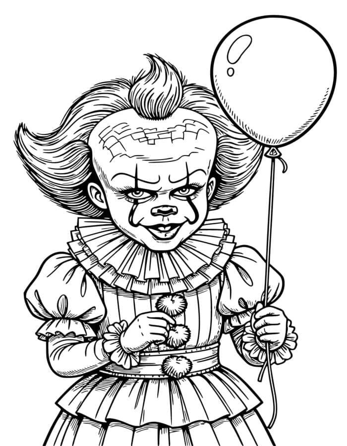 Pennywise ingyenesen nyomtatható alapvető