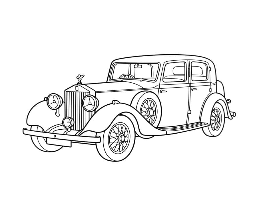 Rolls Royce ingyenesen nyomtatható alapvető