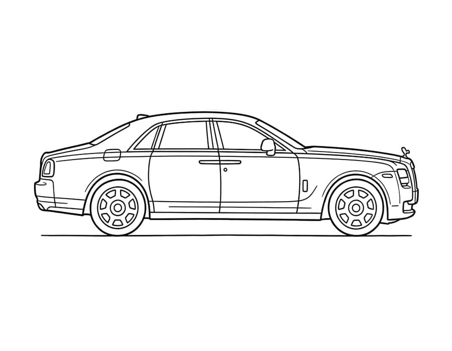 Rolls Royce ingyenesen nyomtatható gyerekeknek
