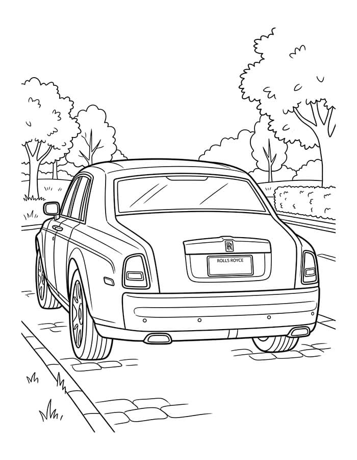Rolls Royce nyomtatható könnyen