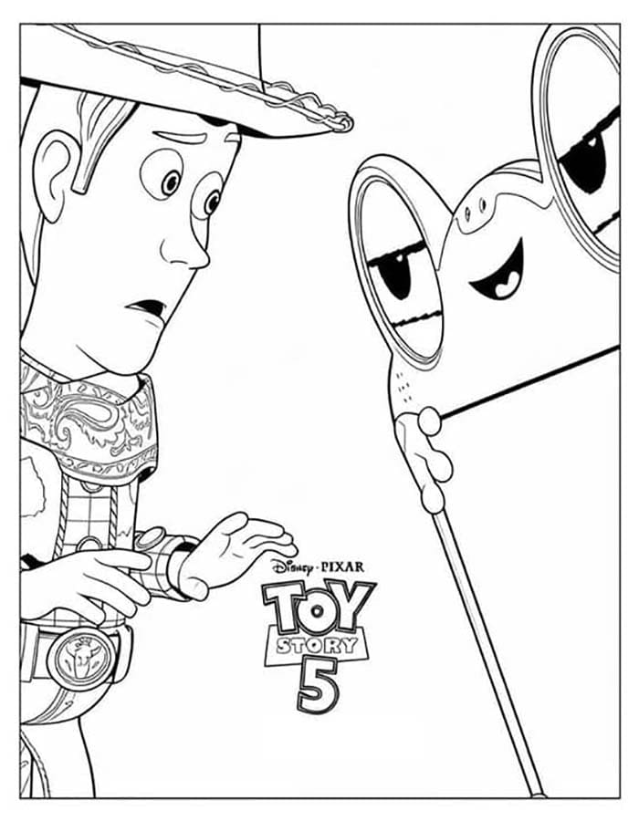 Toy Story 5 ingyenesen nyomtatható gyerekeknek