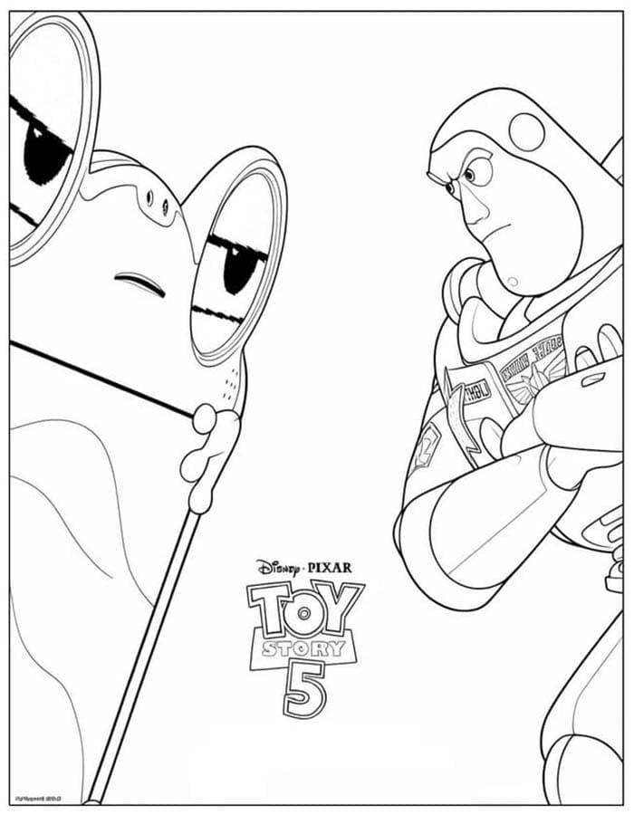 Toy Story 5 nyomtatható gyerekeknek