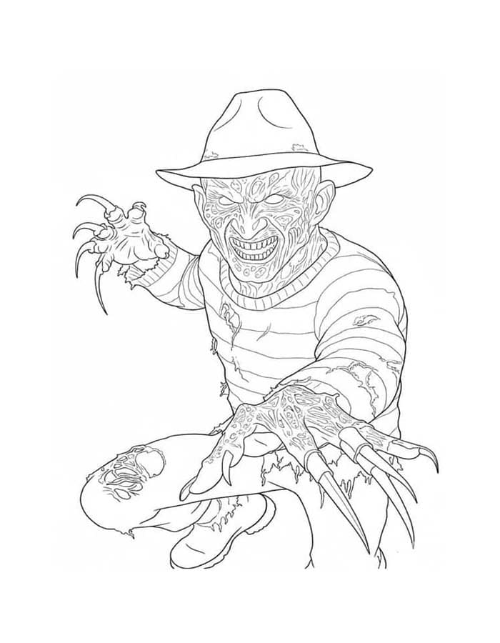 Döntetlen Freddy Krueger egyszerű