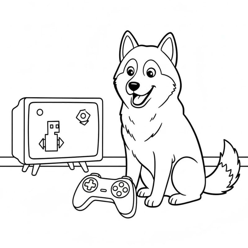 Döntetlen Husky egyszerű