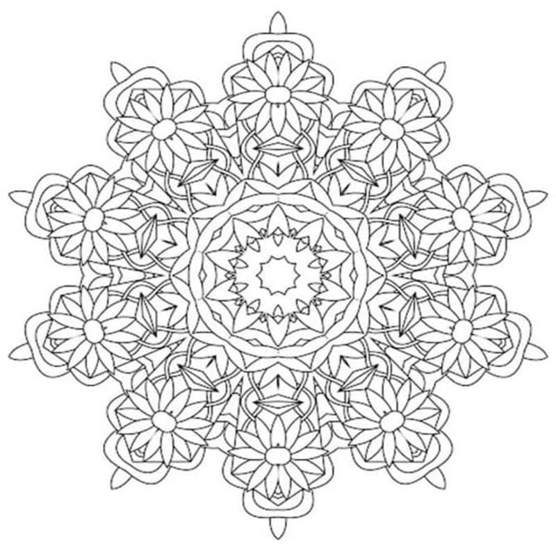 Döntetlen Kaleidoszkóp nyomtatható gyerekeknek