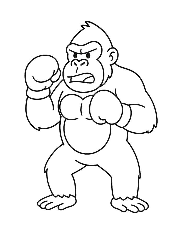Döntetlen King Kong ingyenesen nyomtatható könnyen