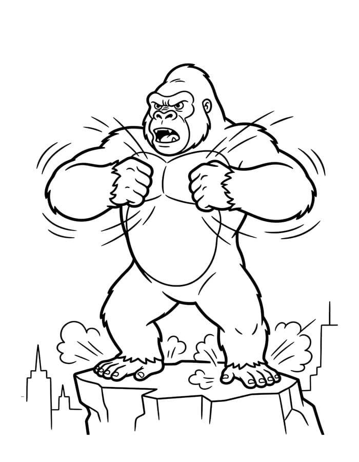 Döntetlen King Kong nyomtatható