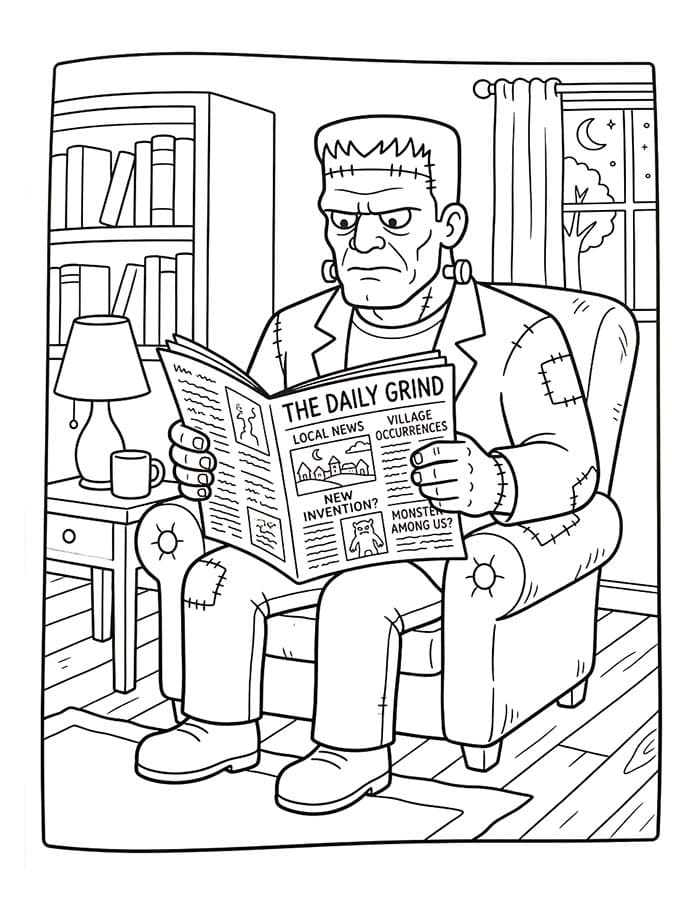 Frankenstein ingyenesen nyomtatható egyszerű