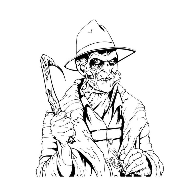Freddy Krueger nyomtatható