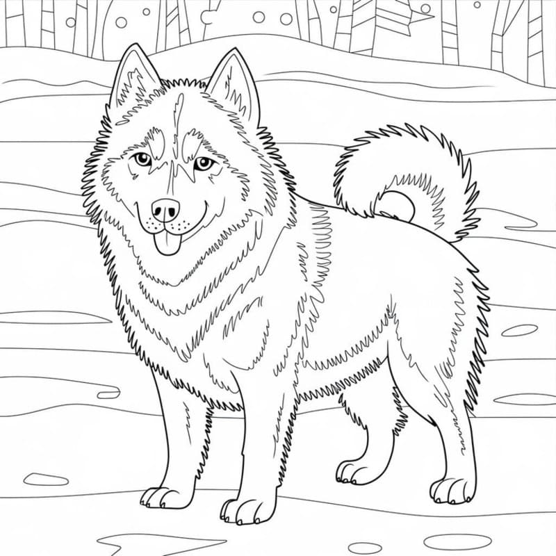 Husky ingyenesen nyomtatható alapvető