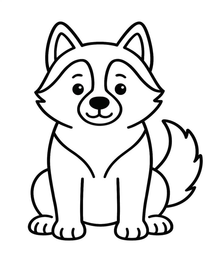 Ingyenesen Nyomtatható Husky