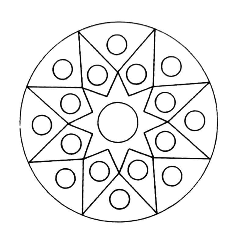 Kaleidoszkóp ingyenesen nyomtatható