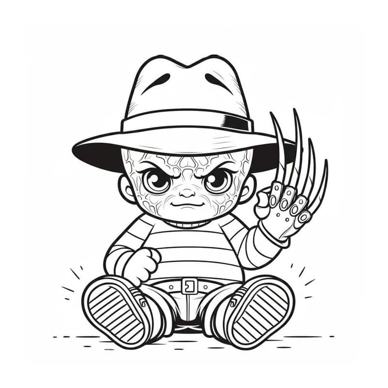 Kép Freddy Krueger nyomtatható