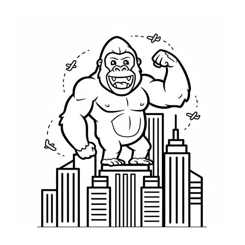 Kép King Kong nyomtatható