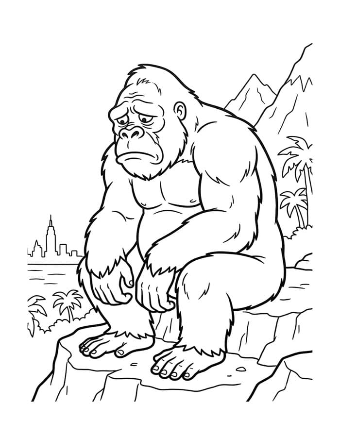 King Kong ingyenesen nyomtatható alapvető
