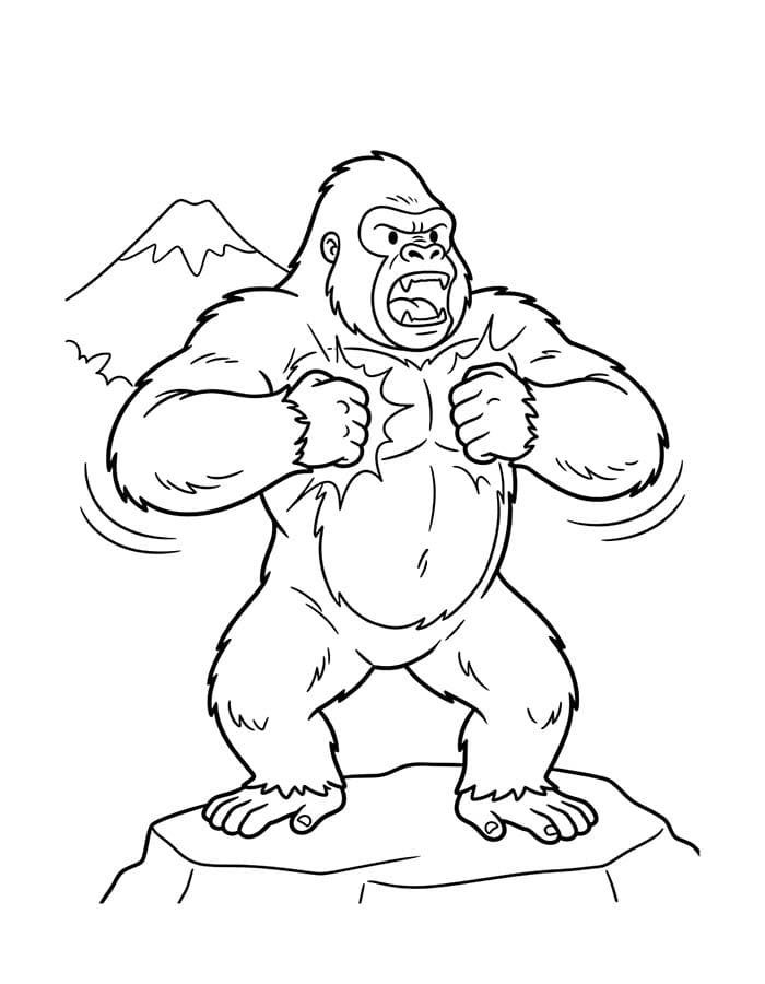 King Kong ingyenesen nyomtatható