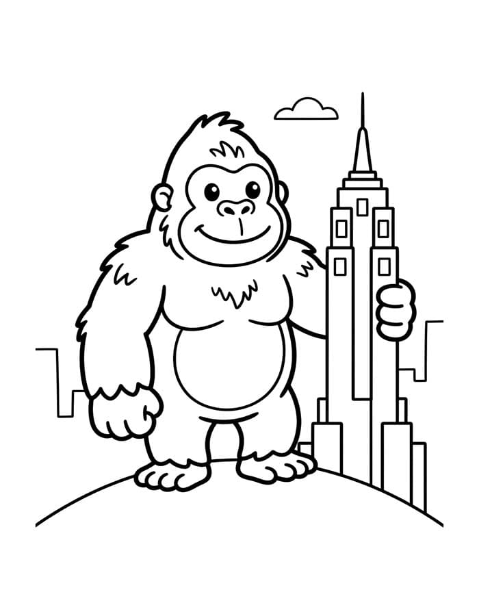 King Kong nyomtatható alapvető