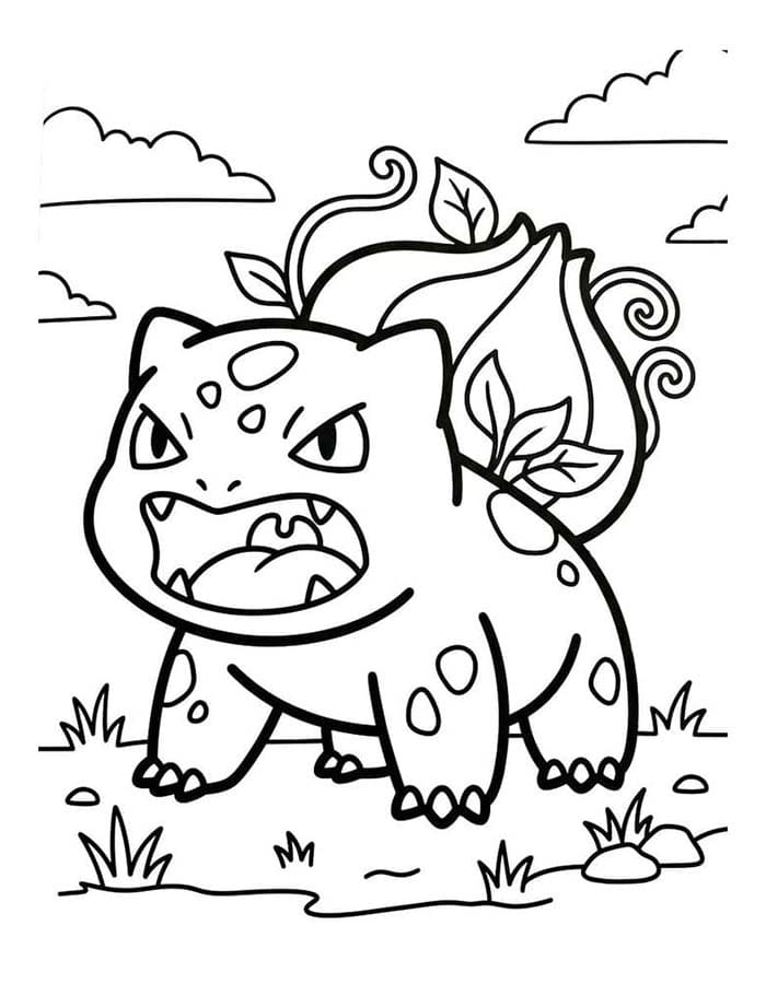 Bulbasaur ingyenesen nyomtatható