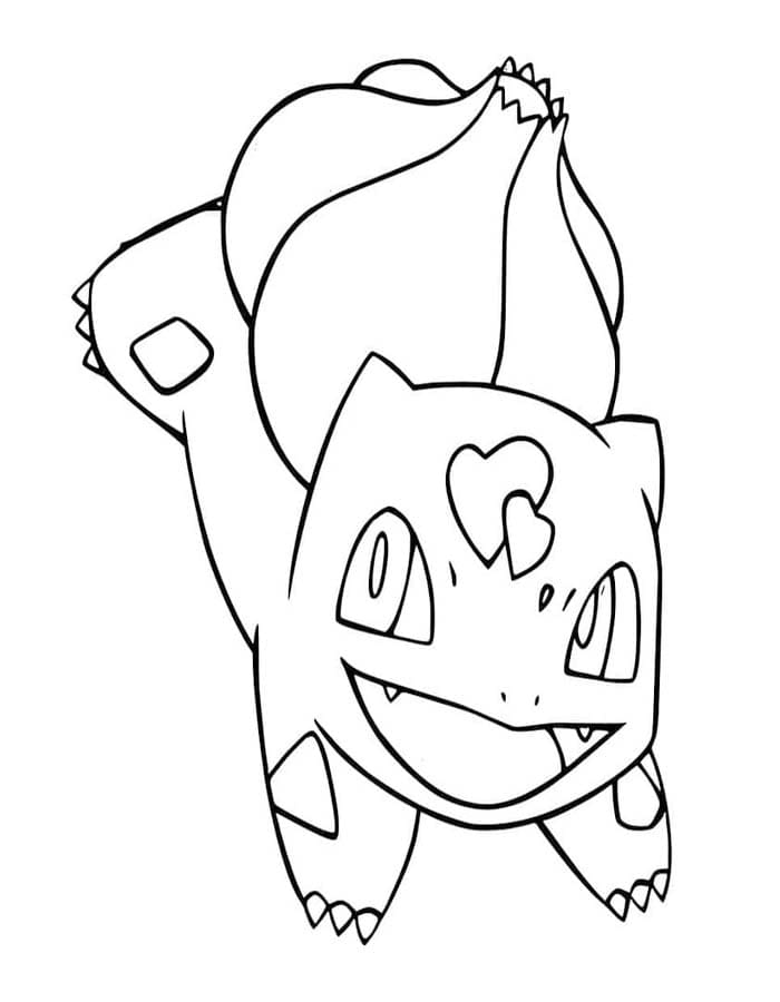 Bulbasaur nyomtatható egyszerű