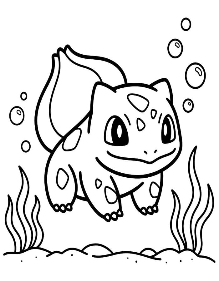 Bulbasaur nyomtatható könnyen