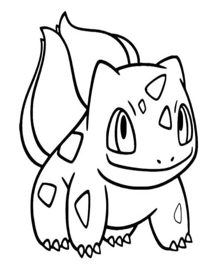 Döntetlen Bulbasaur ingyenesen nyomtatható könnyen