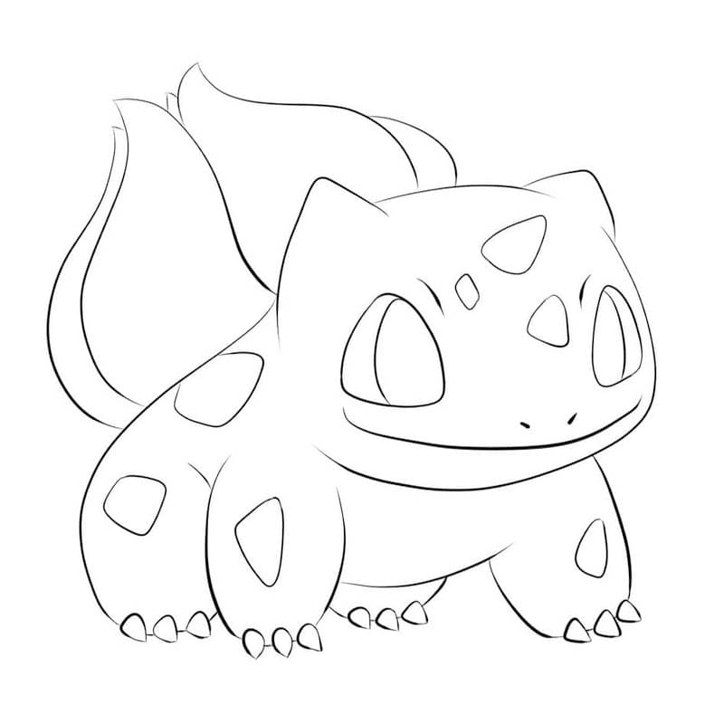 Döntetlen Bulbasaur ingyenesen nyomtatható