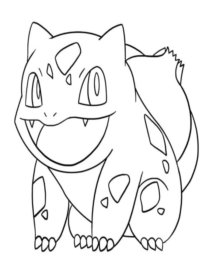 Döntetlen Bulbasaur nyomtatható könnyen