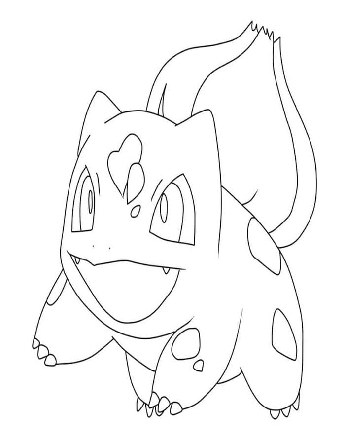 Döntetlen Bulbasaur nyomtatható