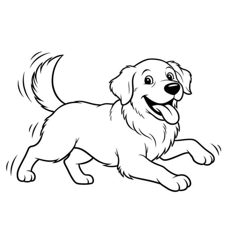 Döntetlen Golden Retriever