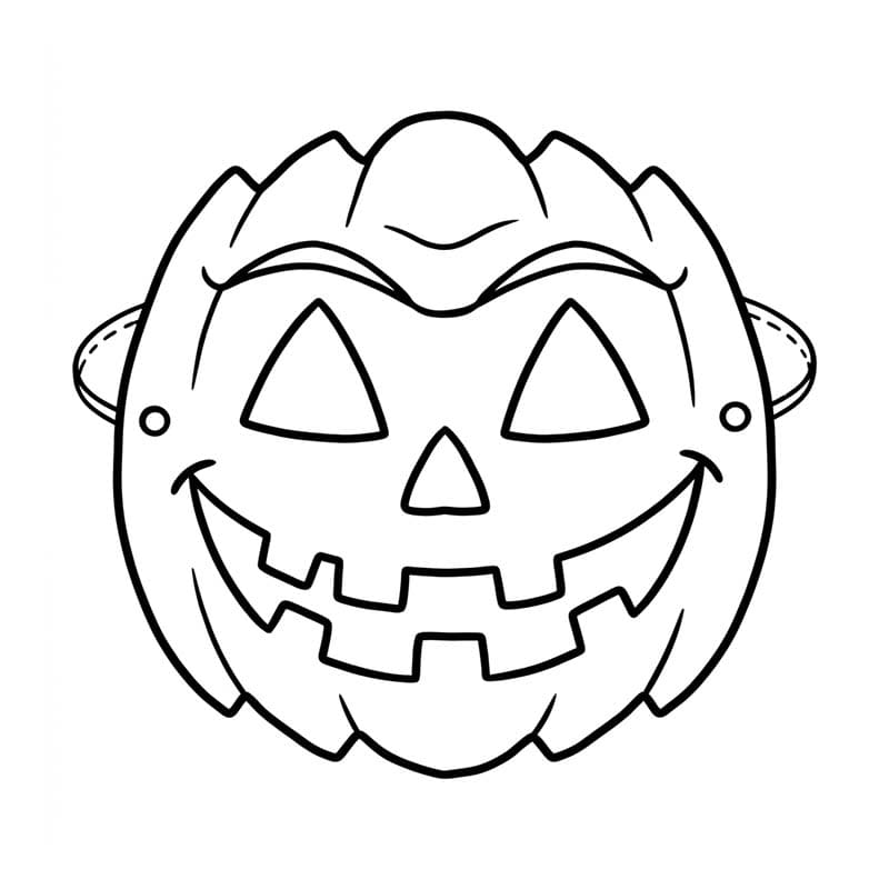 Döntetlen Halloween Maszk könnyen