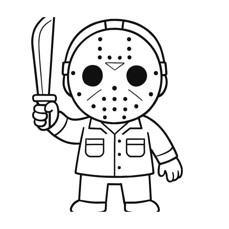 Döntetlen Jason Voorhees nyomtatható